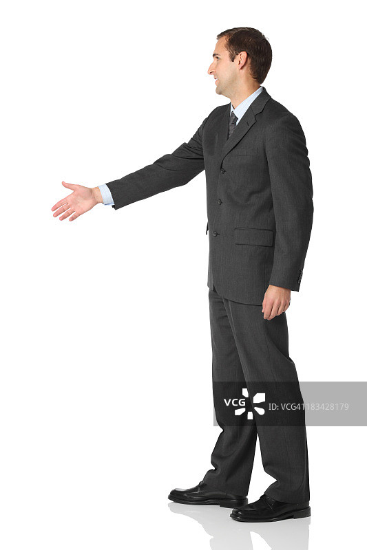 商务人士主动握手图片素材