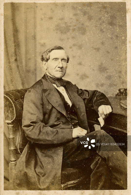 维多利亚时期老照片中的绅士图片素材
