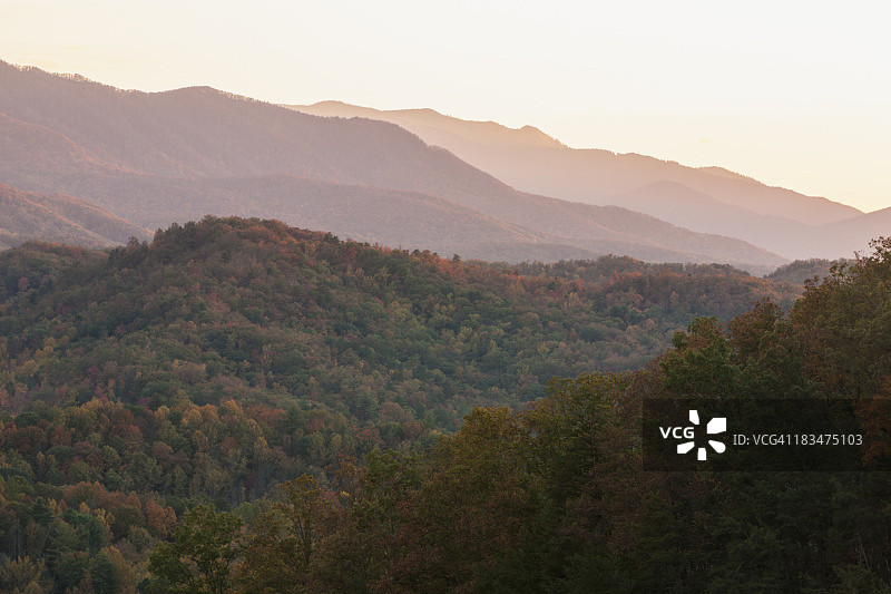 Smokies的秋Evening图片素材