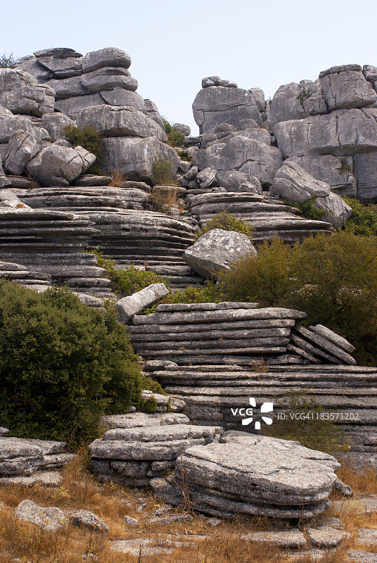 托卡尔的石灰岩岩石图片素材