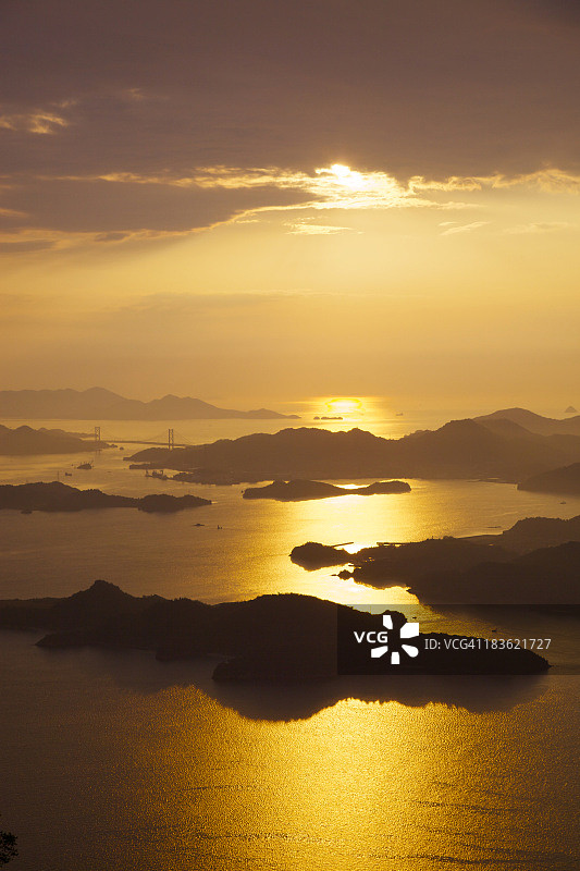 濑户内海的清晨图片素材