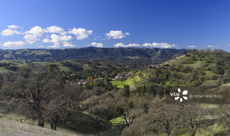迪亚波罗山谷的住宅图片素材