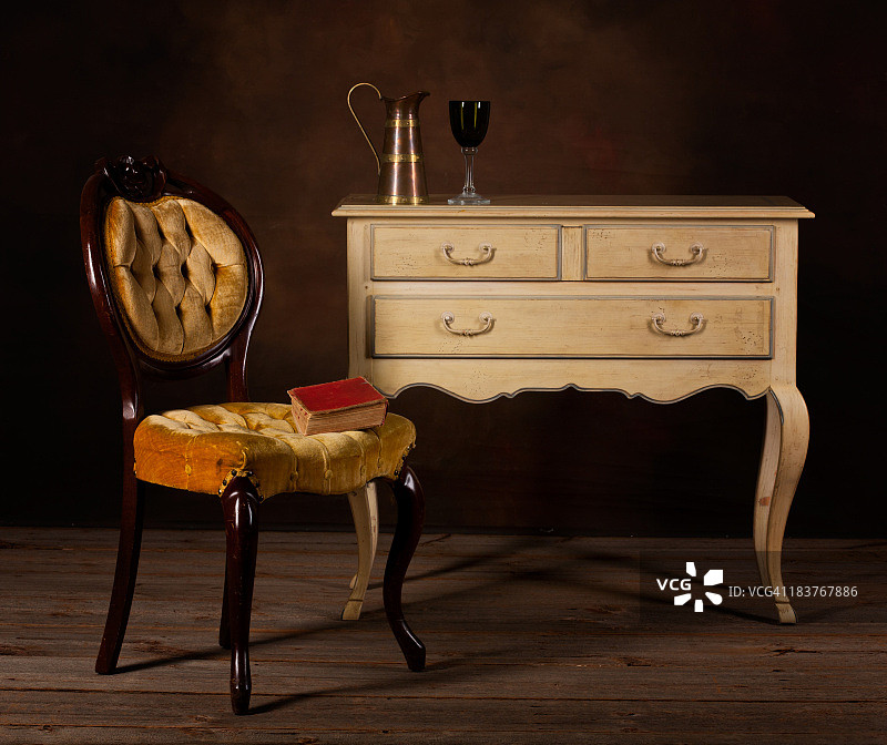 复古客厅图片素材