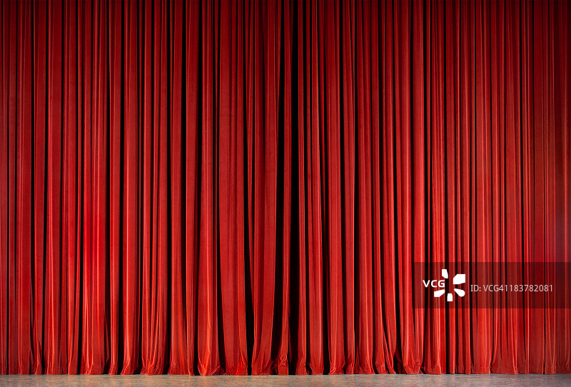 红色剧院幕布图片素材