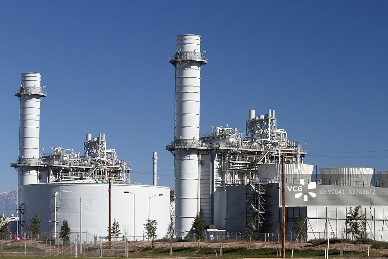 燃气轮机发电厂图片素材