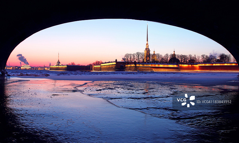 俄罗斯圣彼得堡风光图片素材