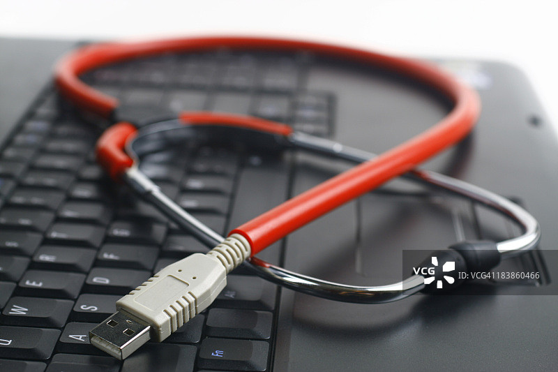 USB听诊器图片素材