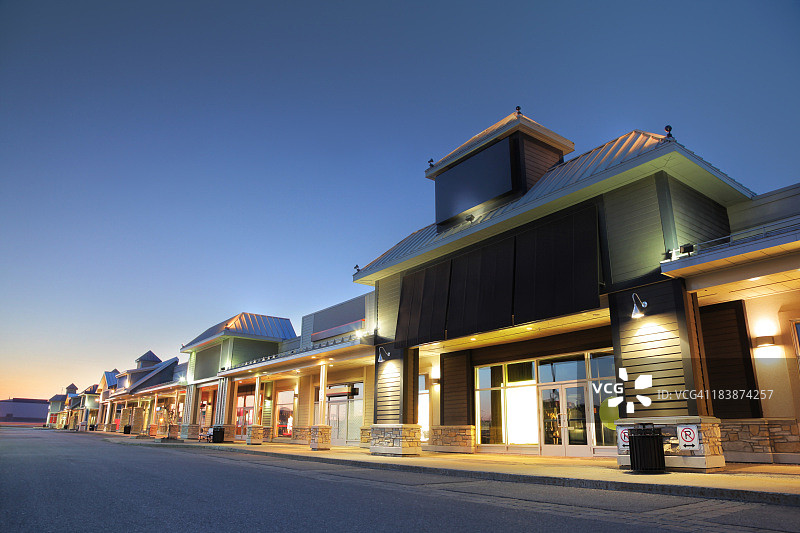 现代市场商店外观图片素材