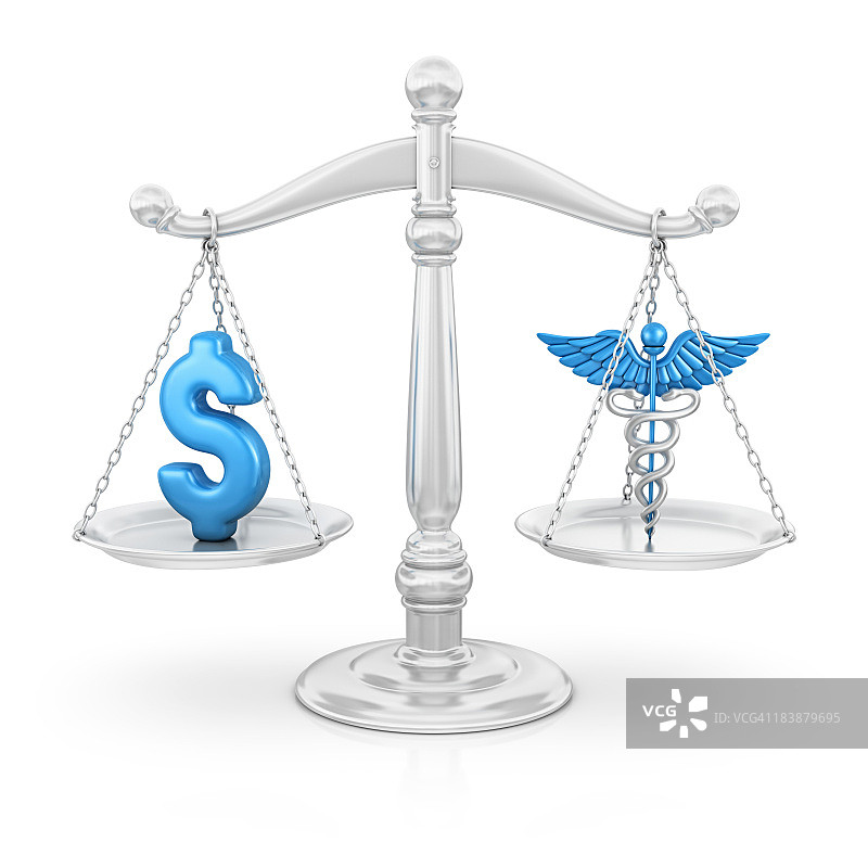 天平和美元标志图片素材