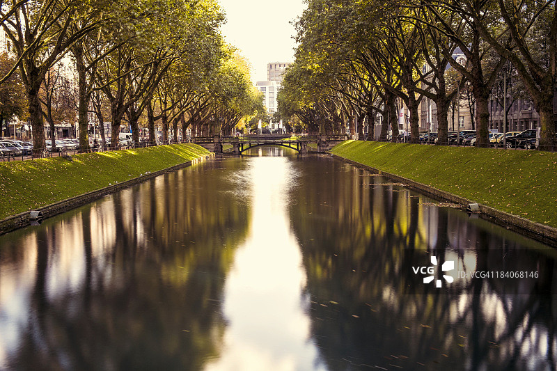 德国杜塞尔多夫国王大道图片素材