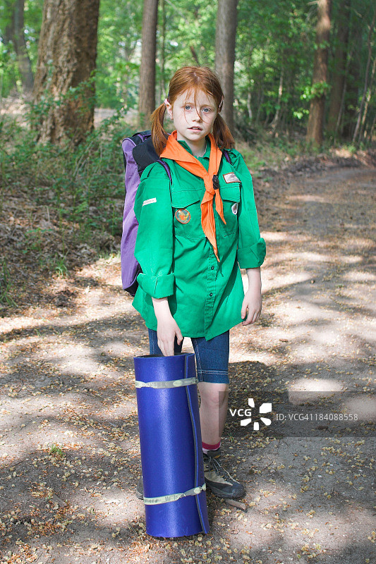 与童子军一起露营图片素材