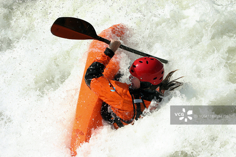 自由式皮划艇运动图片素材