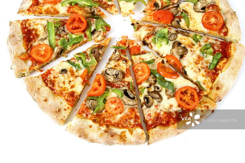 素食披萨 - 08图片素材
