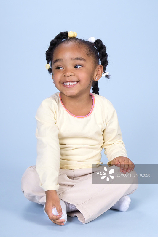 快乐的小女孩图片素材