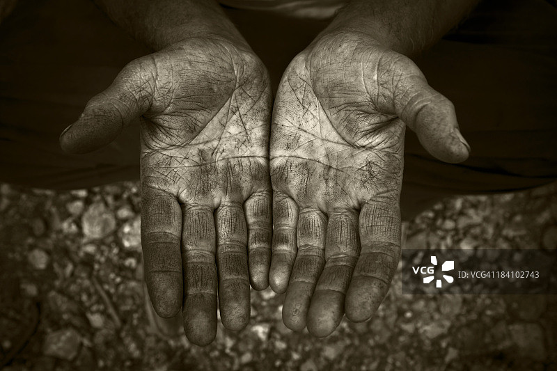 张开的双手图片素材