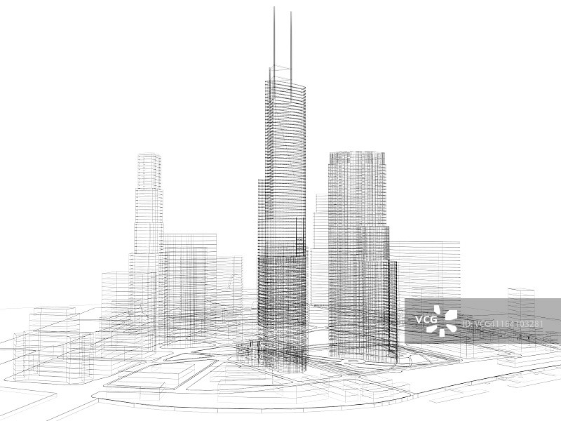 3 d建筑文摘图片素材