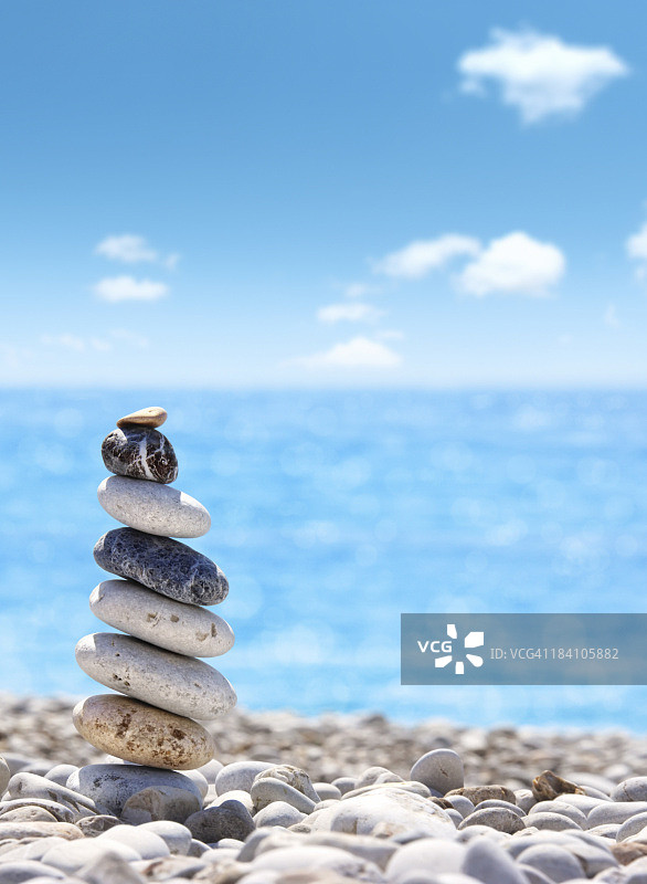 蓝色平衡图片素材