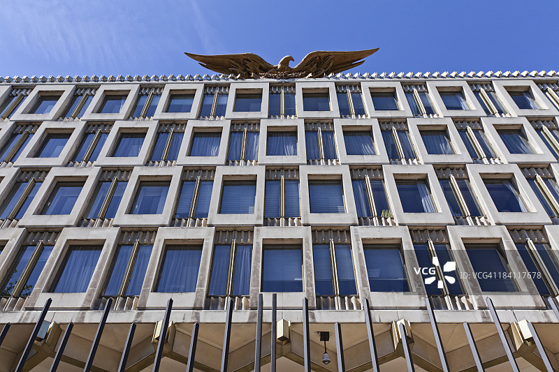 美国大使馆图片素材