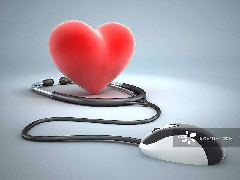 在线健康服务图片素材