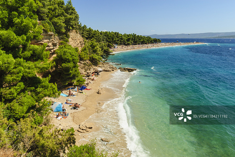 克罗地亚布拉奇岛金色海角图片素材