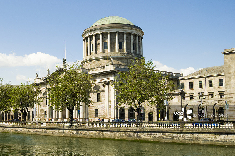 都柏林四法院图片素材
