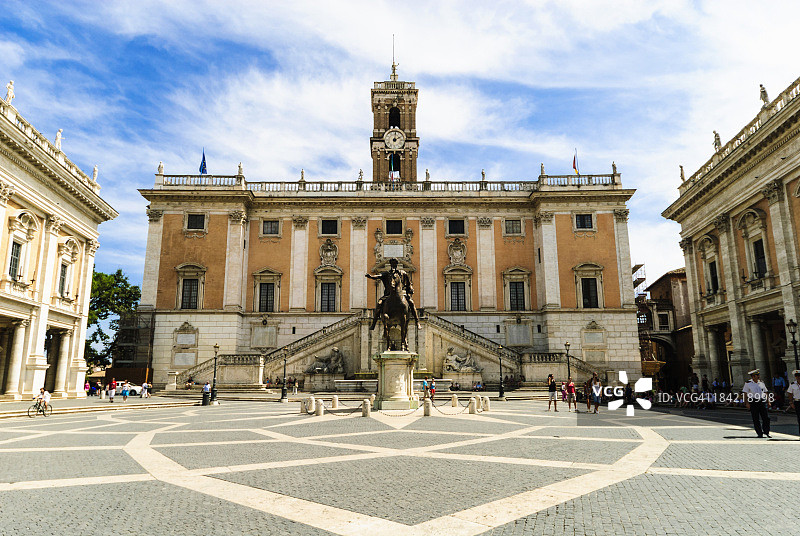 卡比托利欧广场，罗马，意大利图片素材
