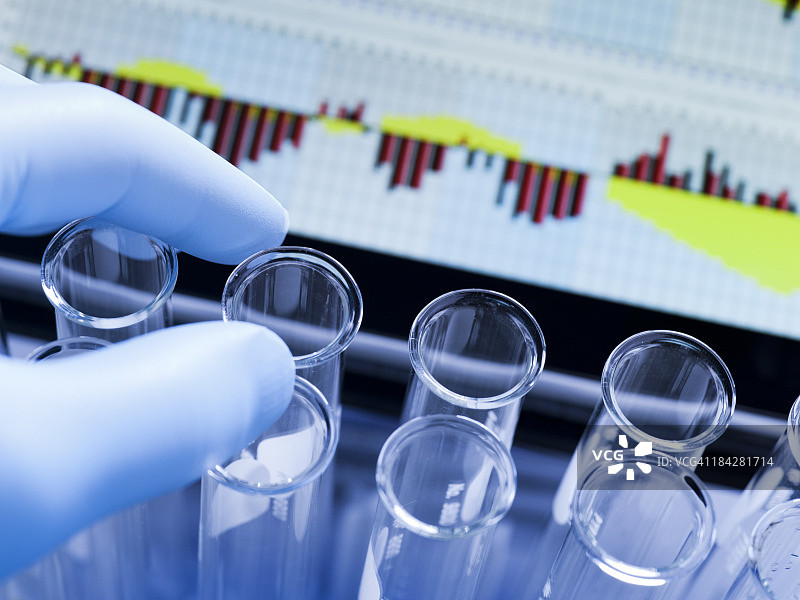 实验室中的基因研究图片素材