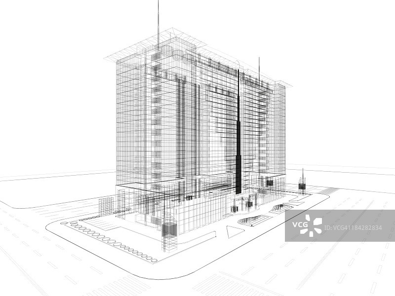 3 d建筑文摘图片素材
