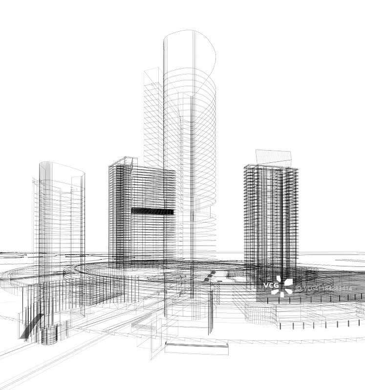 3 d建筑文摘图片素材