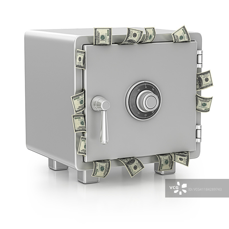 安全和美元图片素材