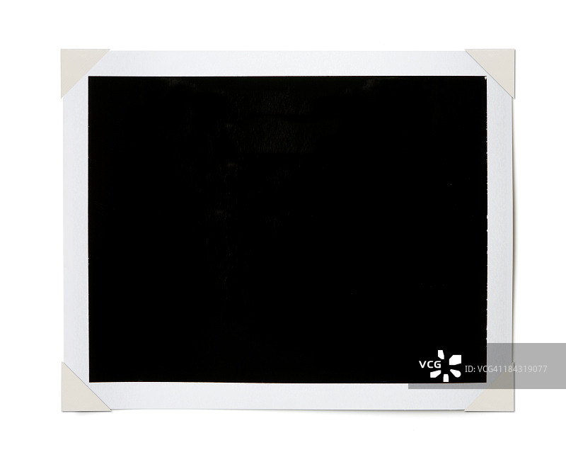 黑色照片角图片素材