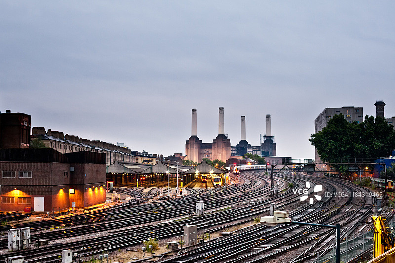 伦敦维多利亚火车站图片素材