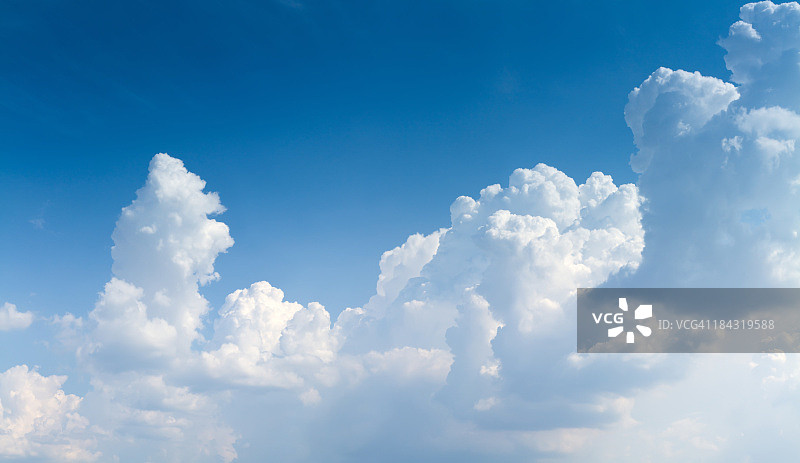 巨型积雨云天空全景照片图片素材