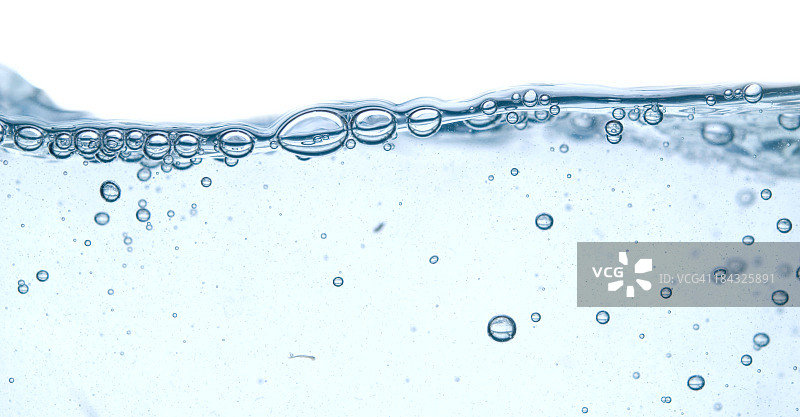 气泡在水中图片素材