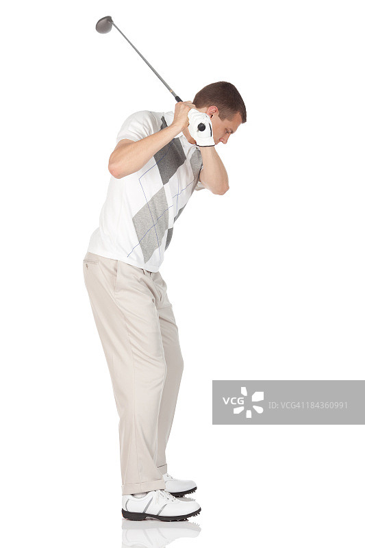 高尔夫球运动员图片素材