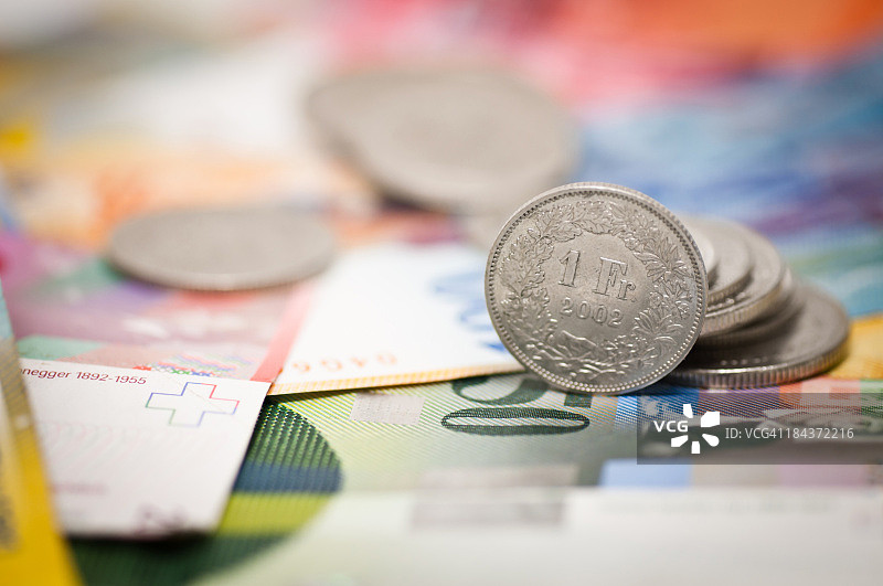 瑞士法郎图片素材