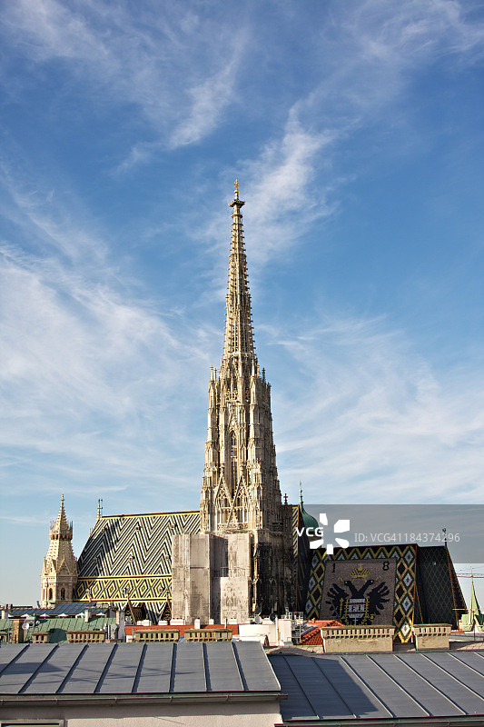 维也纳圣斯蒂芬大教堂图片素材