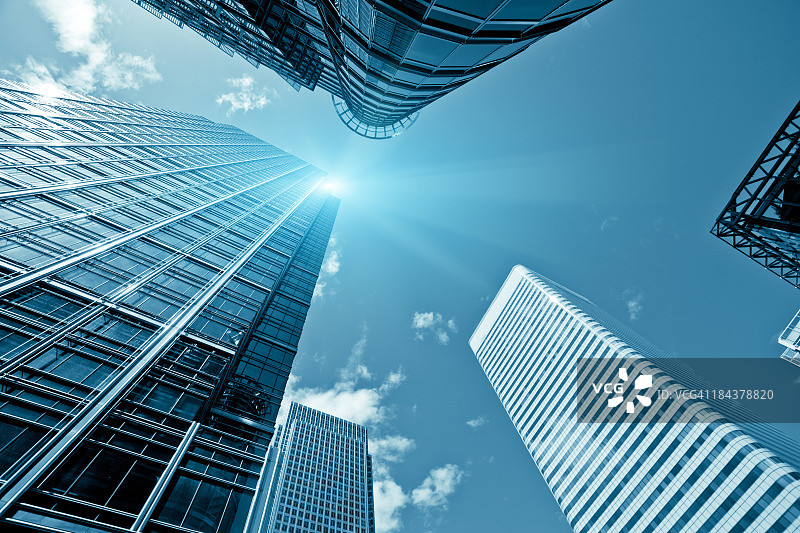 伦敦金丝雀码头金融区图片素材