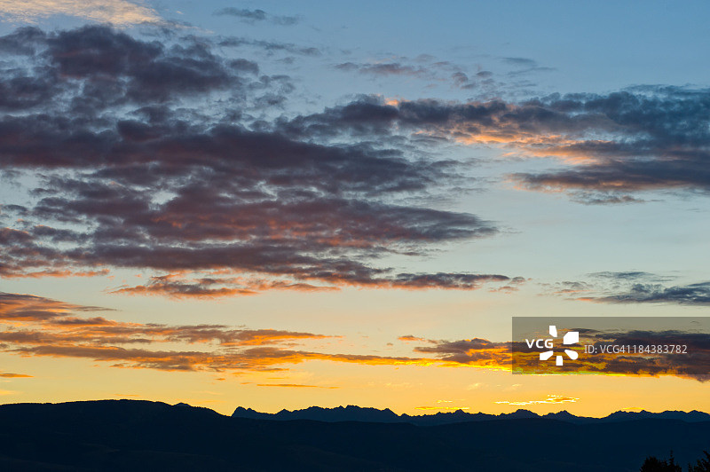 科罗拉多州韦尔附近的戈尔山脉图片素材