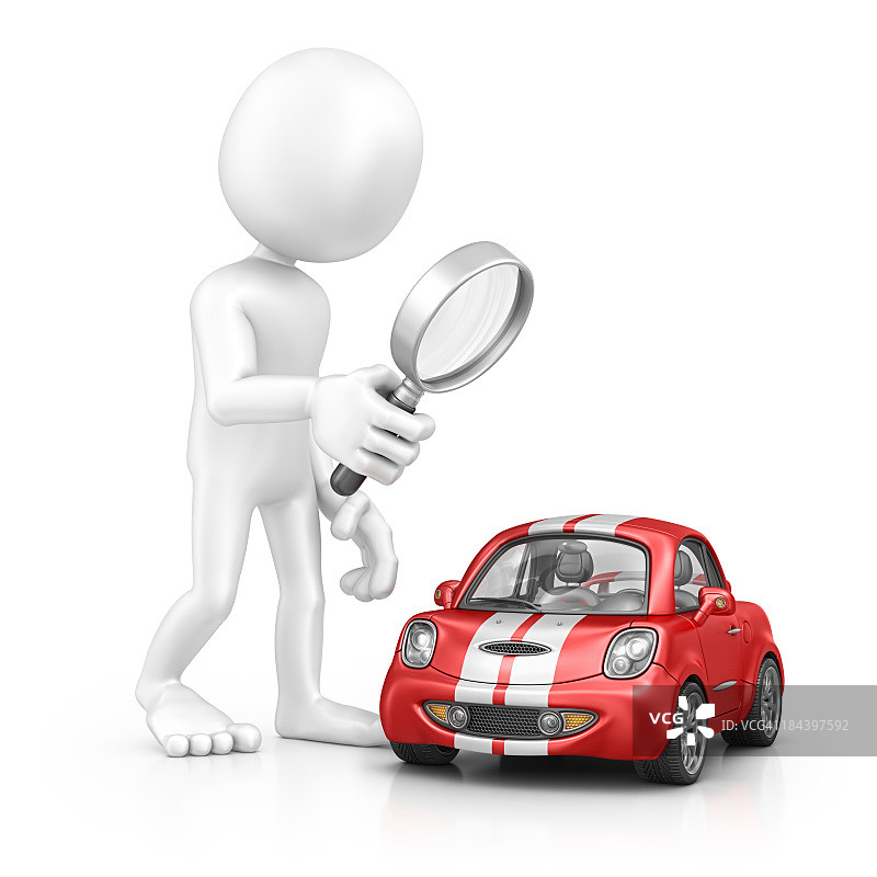 寻找汽车的卡通形象图片素材