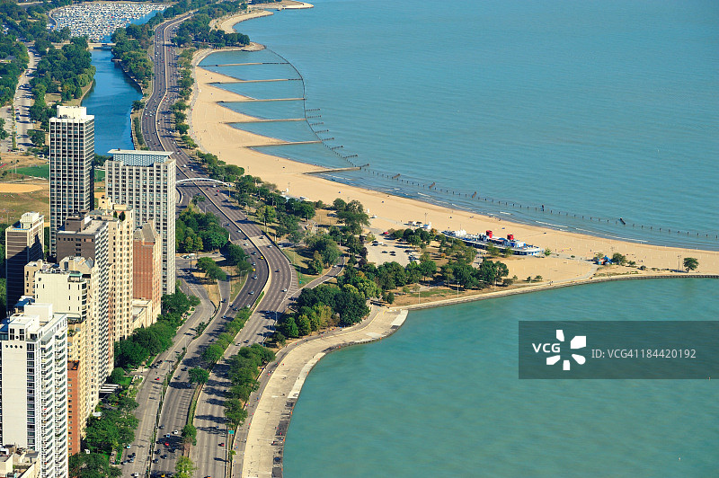 北大道海滩景观图片素材