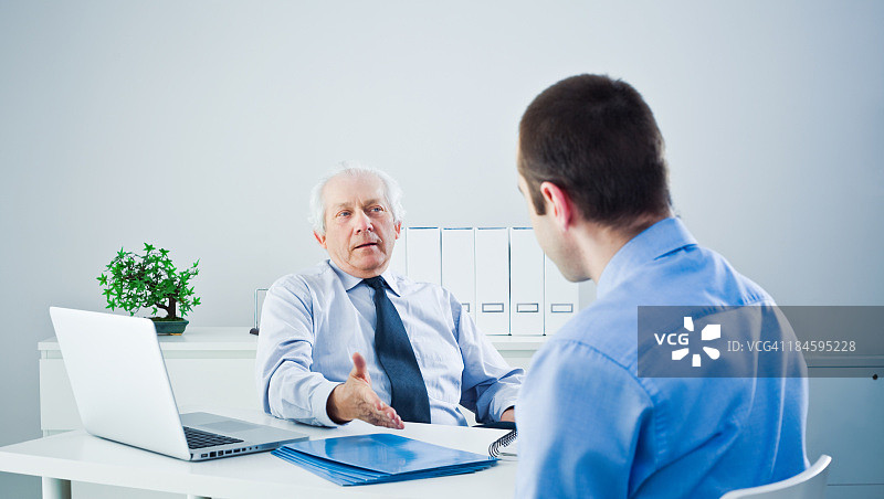 与老板会面图片素材