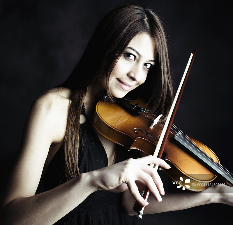 小提琴家图片素材