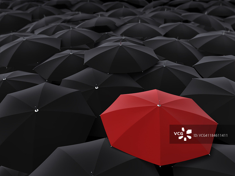 红色雨伞图片素材