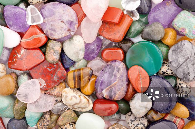 各种不同的矿物和水晶图片素材