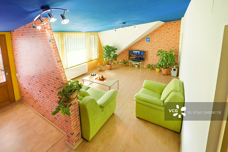 彩色客厅图片素材