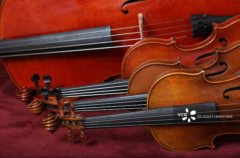 弦乐四重奏乐器图片素材