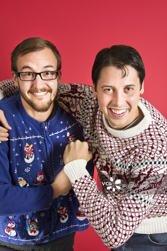 友好的毛衣伙伴图片素材