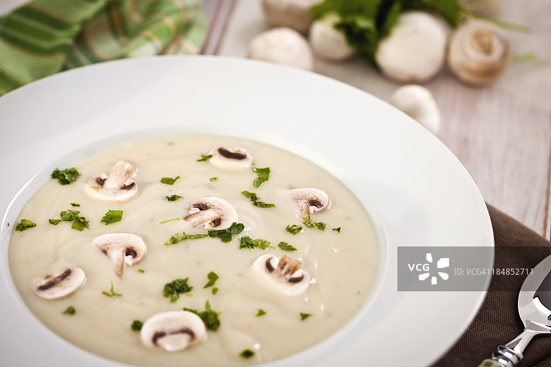 蘑菇汤图片素材