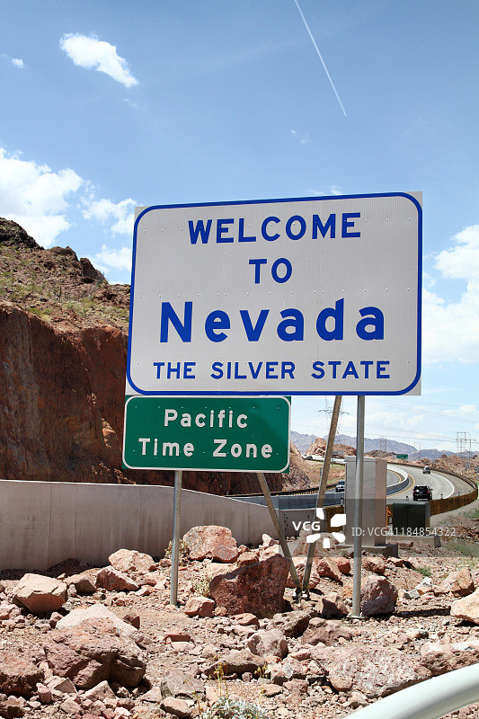欢迎来到内华达州标志图片素材